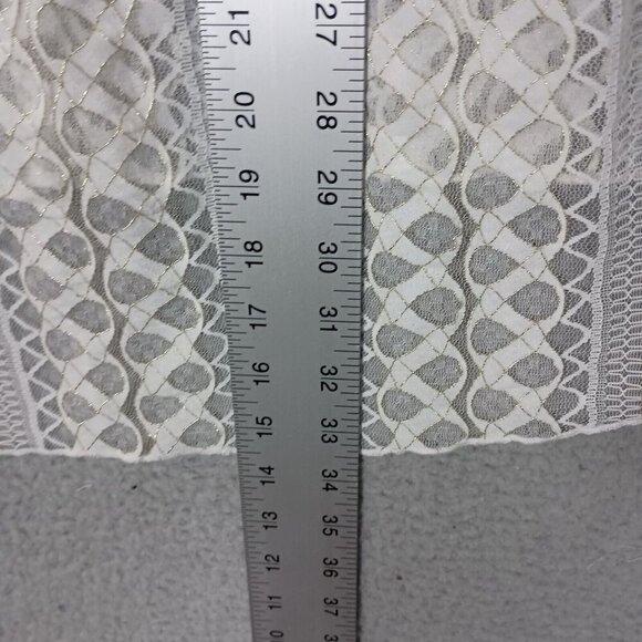 Becca Rebecca Virtue Swim Cover-Up Women XS-S Ivory Gold Tunic Top Lace Boho NWT - Picture 11 of 13